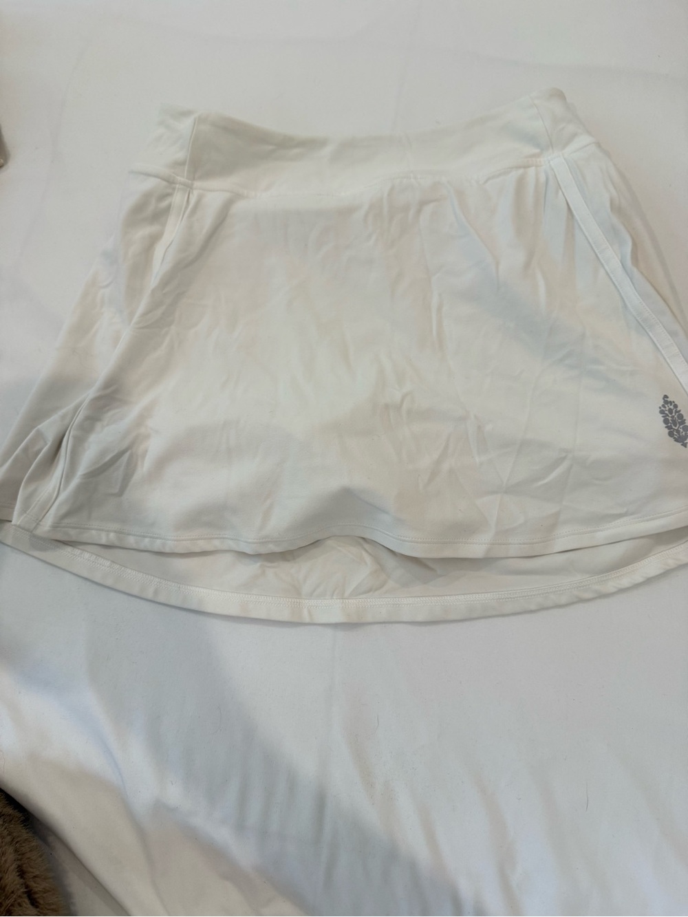 White free people Athletic Skort